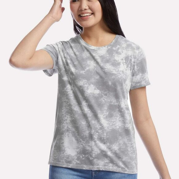 Hanes Brand Alternative Apparel Gray Tie Dye Women's Tee XS AGS1B5062 - Picture 1 of 4